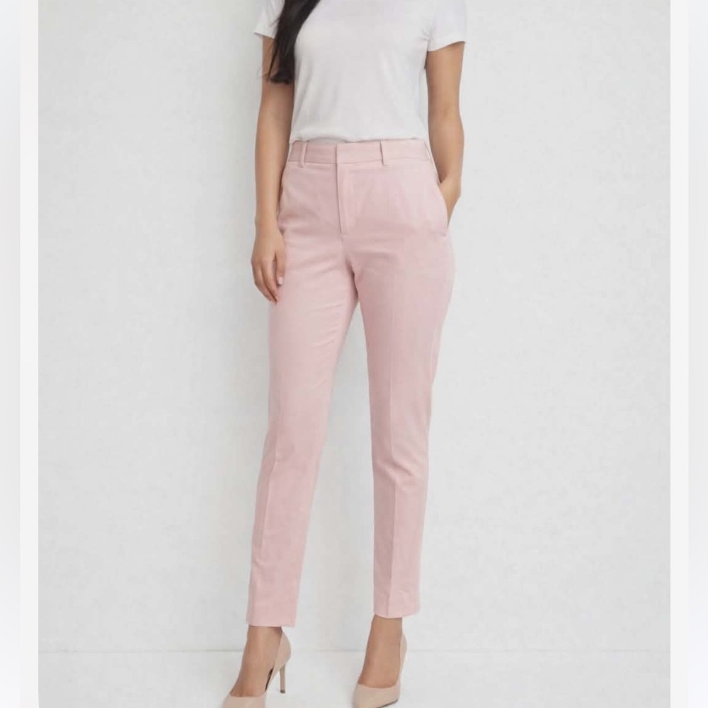 BANANA REPUBLIC Pink Sloan Fit Ankle Pants 14 NWOT